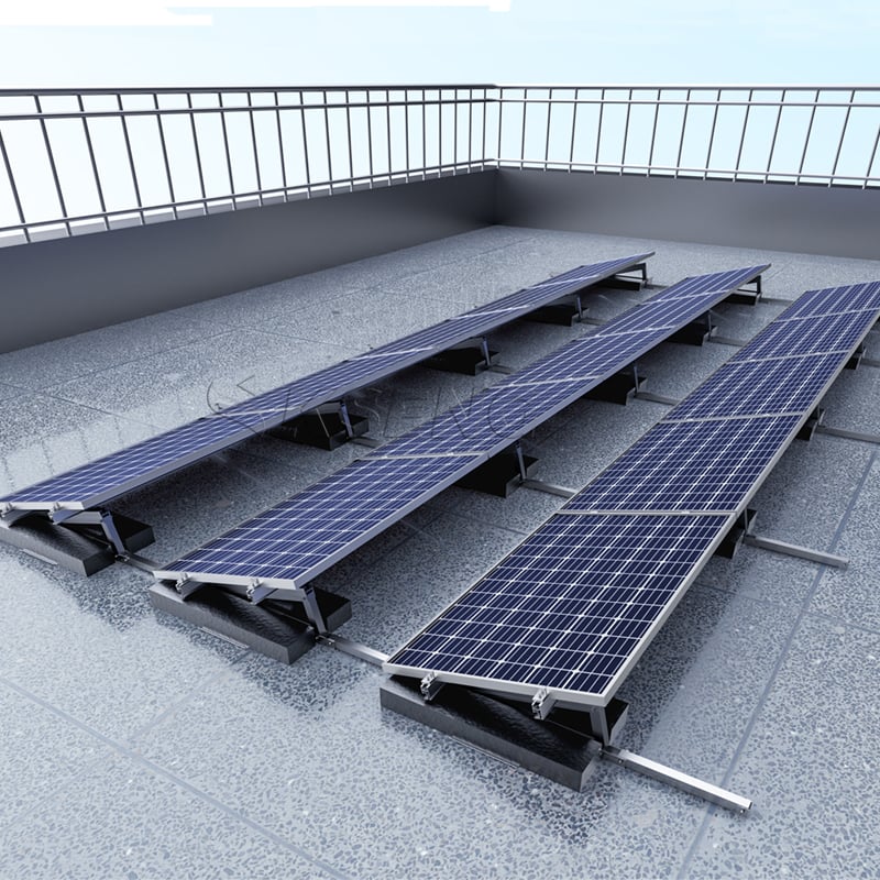 Solar ballast Solar mounting system flat roof
